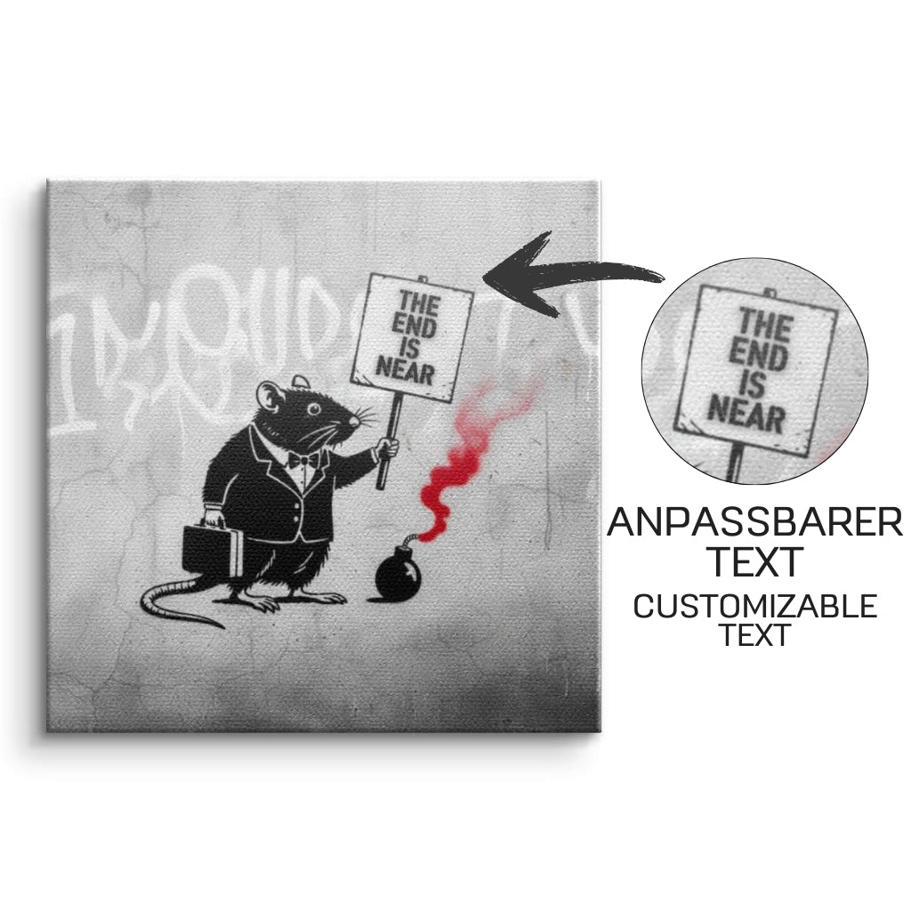 The End Is Near - Leinwand