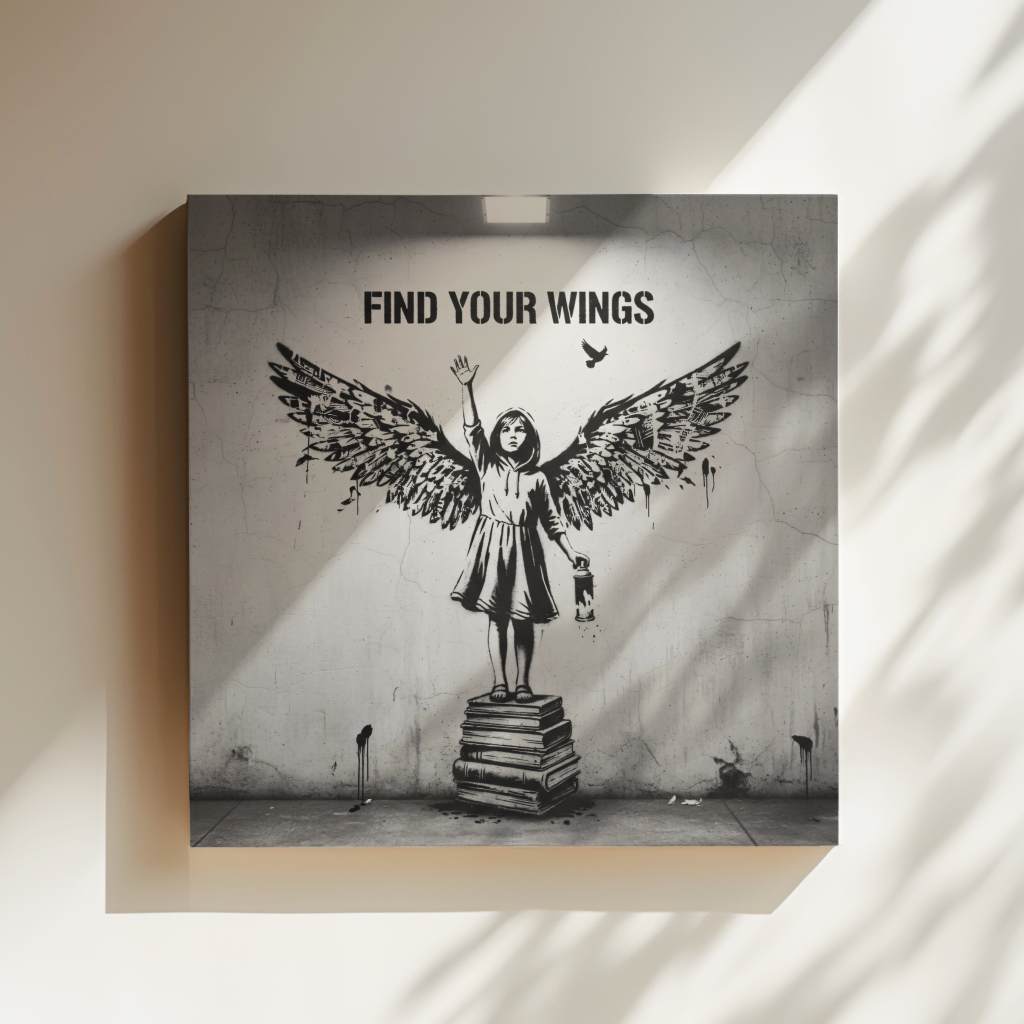 Find Your Wings - Leinwand