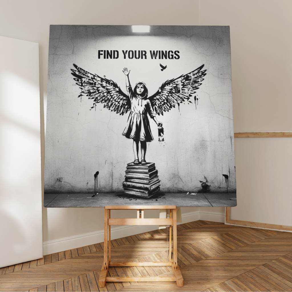 Find Your Wings - Leinwand