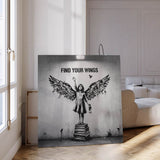 Find Your Wings - Canvas