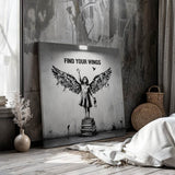 Find Your Wings - Canvas
