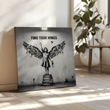 Find Your Wings - Canvas
