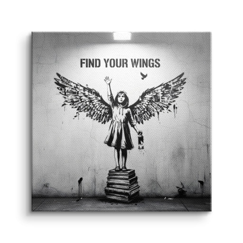 Find Your Wings - Leinwand