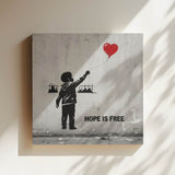 Hope is Free - Leinwand