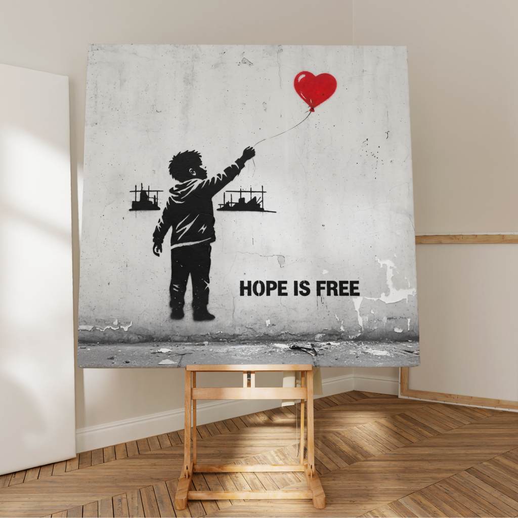 Hope is Free - Leinwand