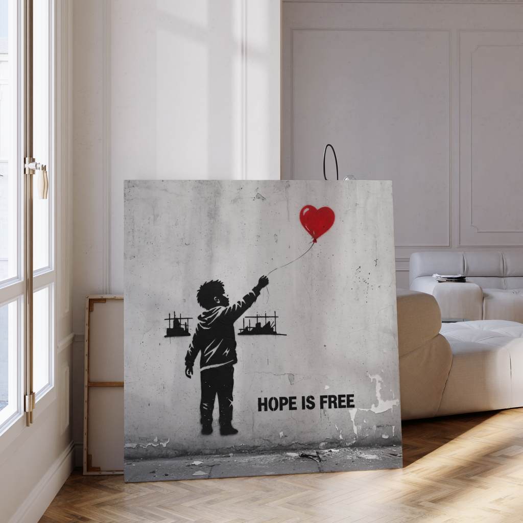 Hope is Free - Leinwand