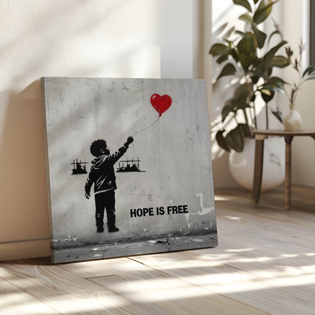 Hope is Free - Leinwand