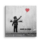 Hope is Free - Canvas