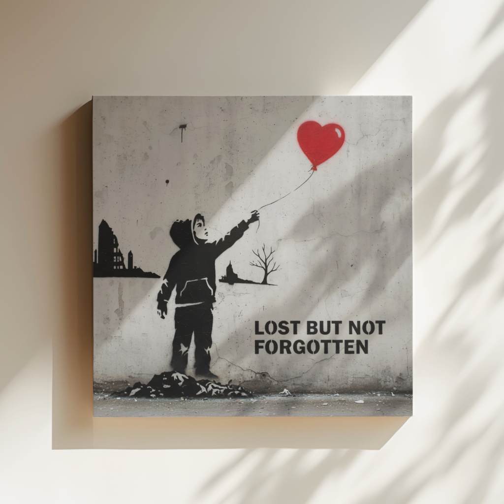 Lost but not forgotten - Leinwand