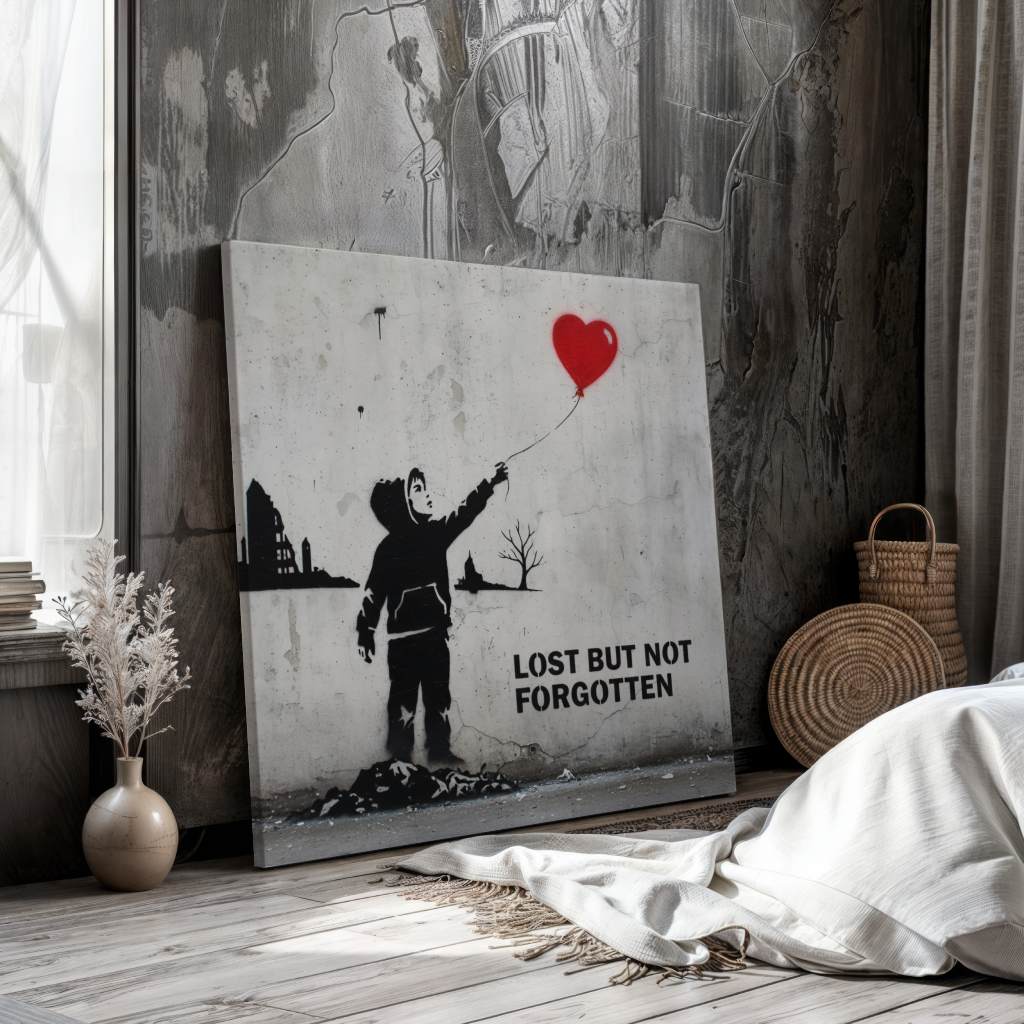 Lost but not forgotten - Leinwand