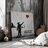 Lost but not forgotten - Leinwand