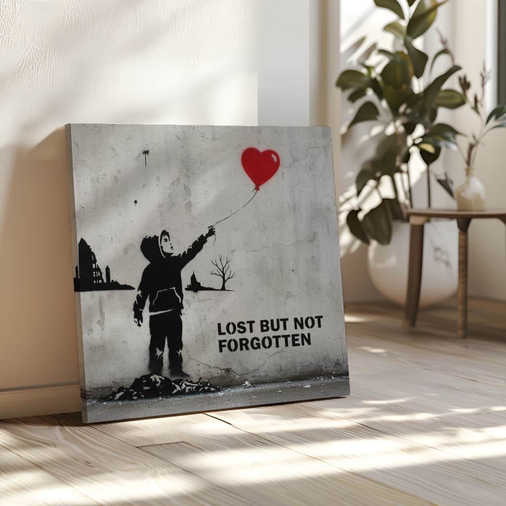 Lost but not forgotten - Leinwand