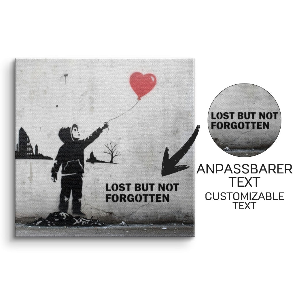 Lost but not forgotten - canvas