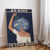 Be kind to your mind 8 - Leinwand