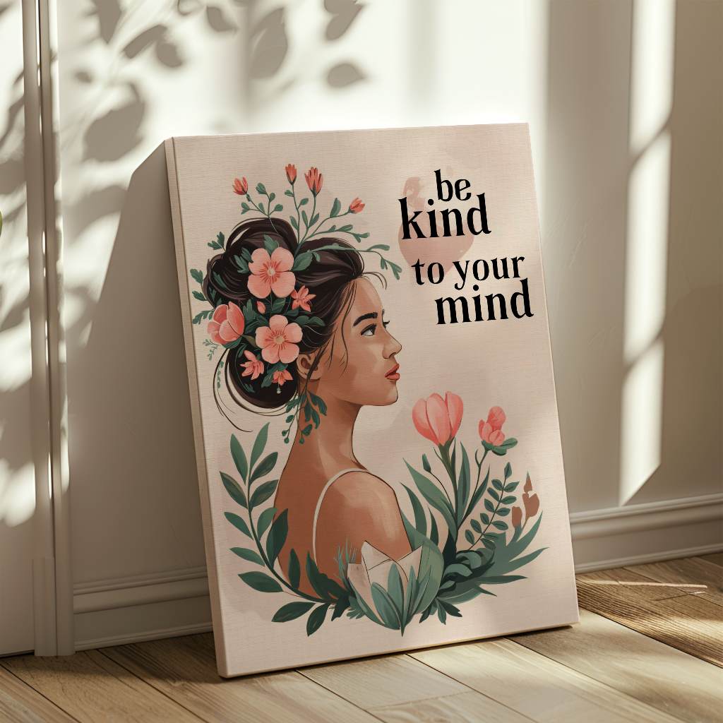 Be kind to your mind 6 - canvas
