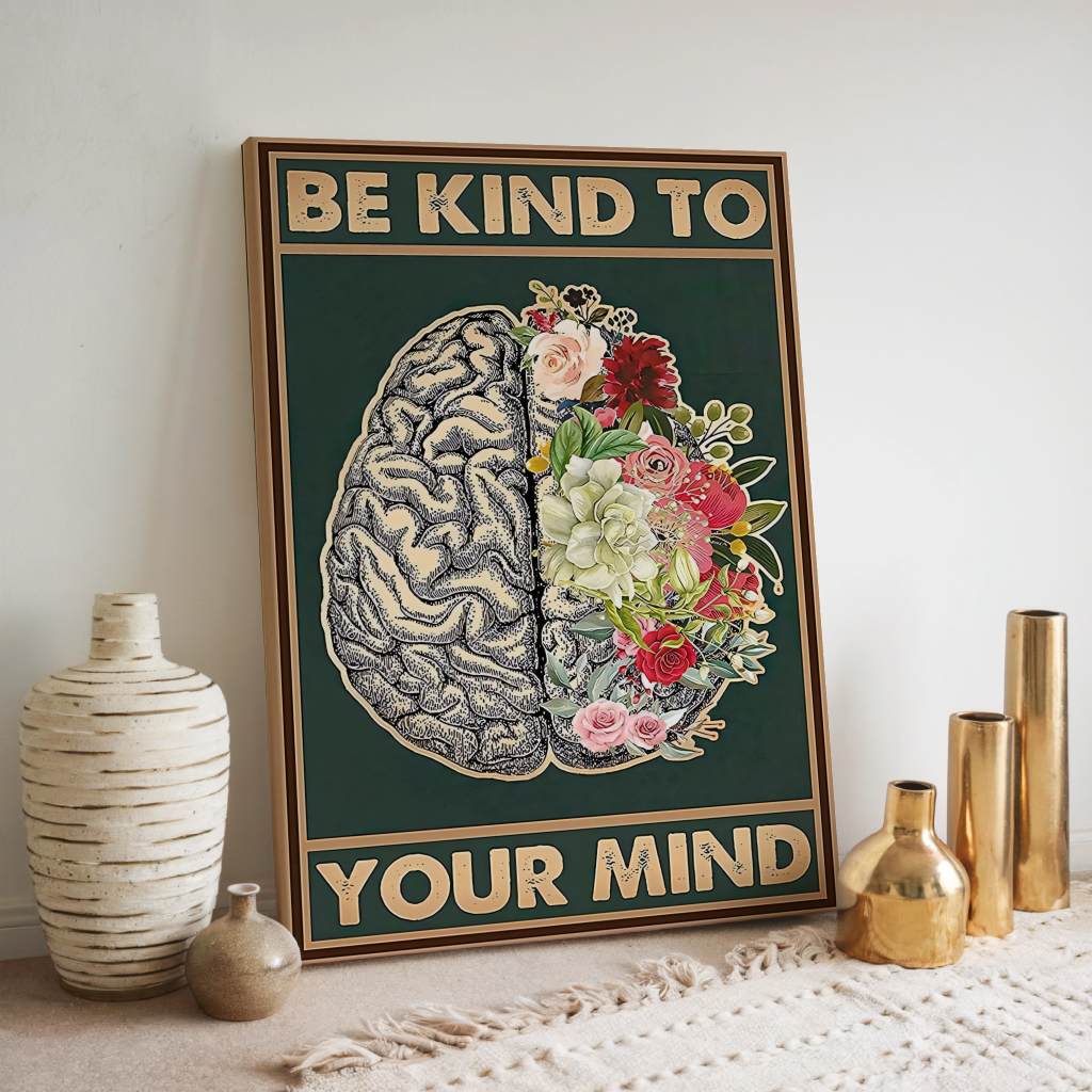 Be kind to your mind 7 - canvas
