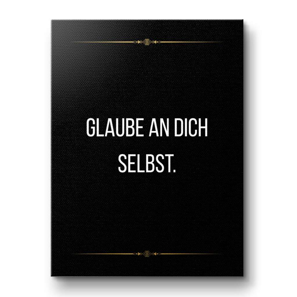 Believe in yourself - canvas