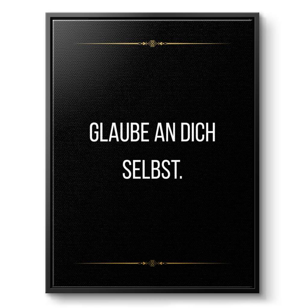 Believe in yourself - canvas
