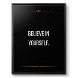 Believe in yourself - canvas