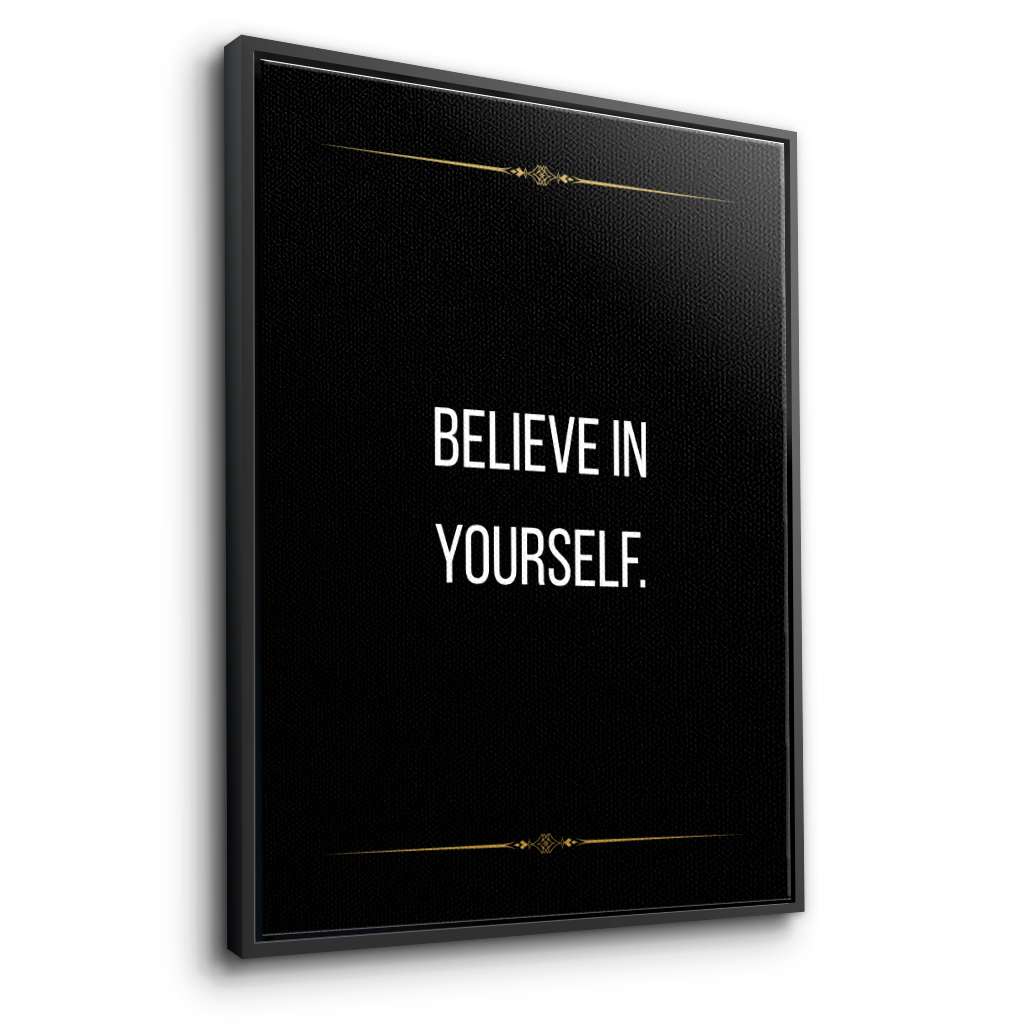 Believe in yourself - canvas