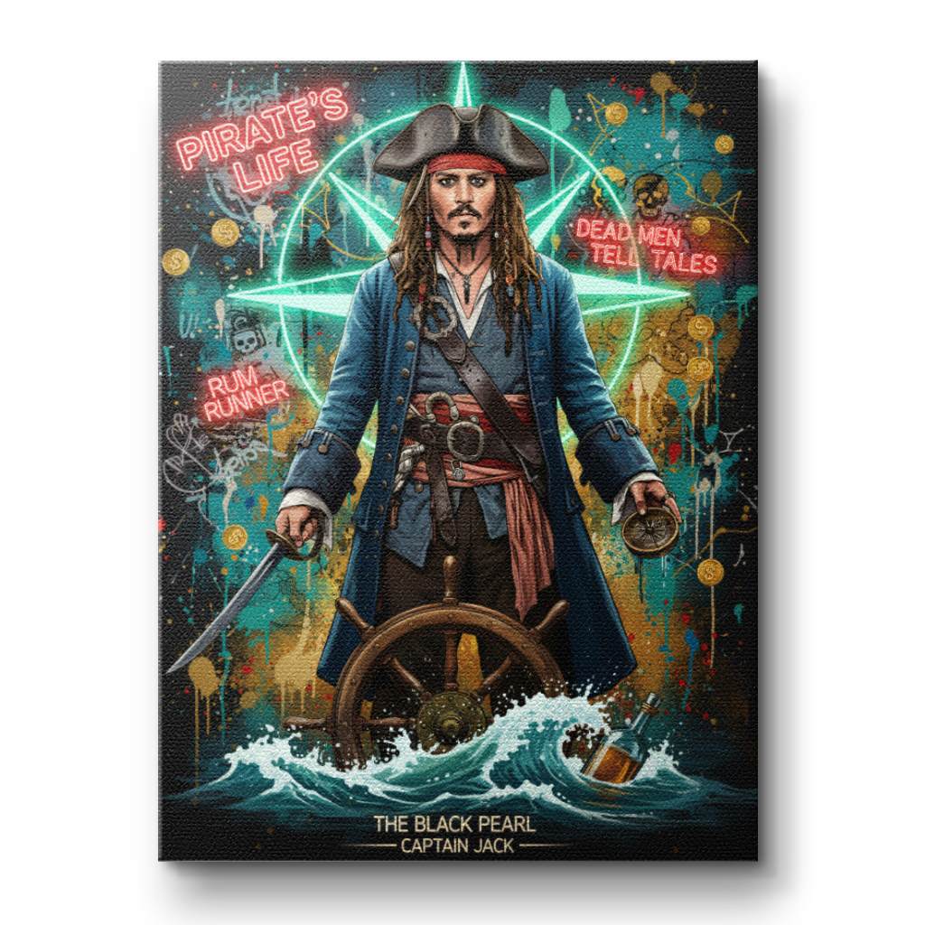 Sparrow Pop - Leinwand