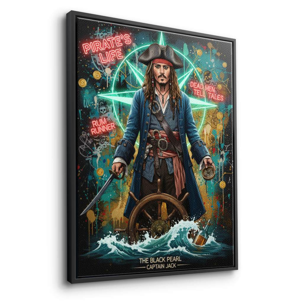 Sparrow Pop - Leinwand