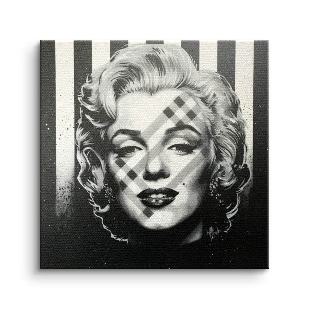 Monochrome Marilyn - Leinwand