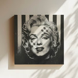 Monochrome Marilyn - Leinwand