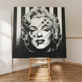 Monochrome Marilyn - Leinwand