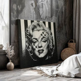 Monochrome Marilyn - Leinwand