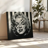 Monochrome Marilyn - Leinwand