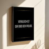Comparison is the thief of joy - canvas