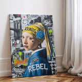 Das Mädchen mit dem Perlenohrring - Leinwand