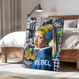 Das Mädchen mit dem Perlenohrring - Leinwand