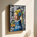 Das Mädchen mit dem Perlenohrring - Leinwand