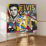 King of Rock 'n' Roll - Leinwand