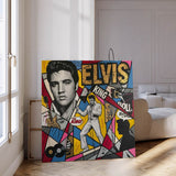 King of Rock 'n' Roll - Leinwand