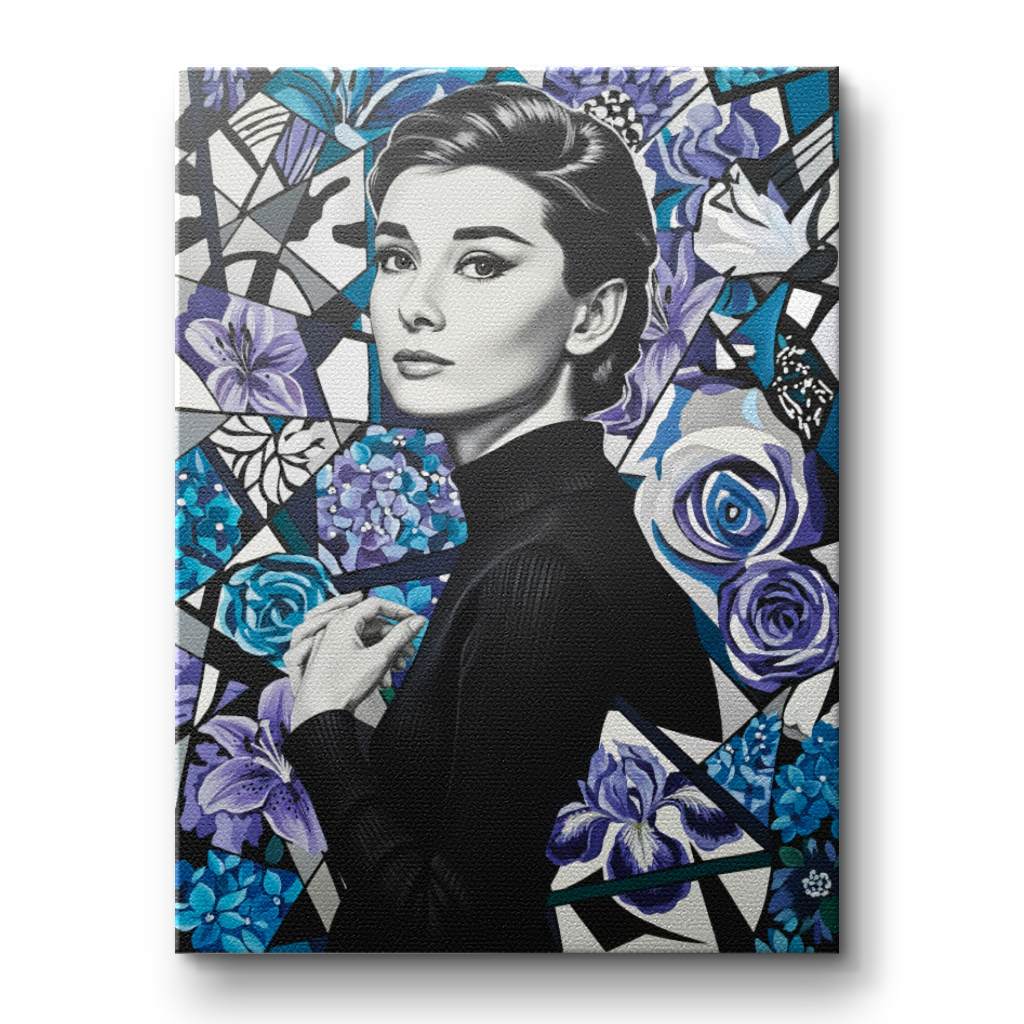 Facets of Audrey - Canvas