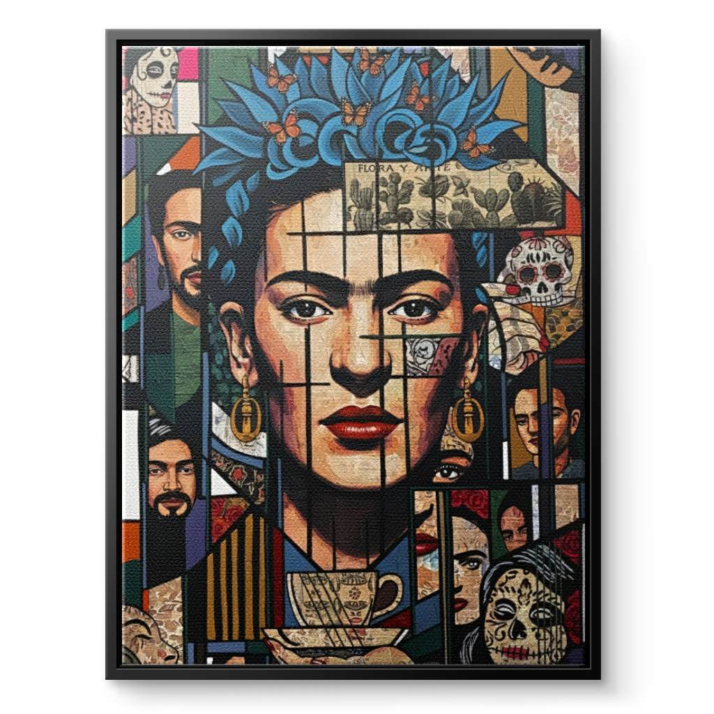 Frida Kahlo - Flora &amp; Art - Canvas