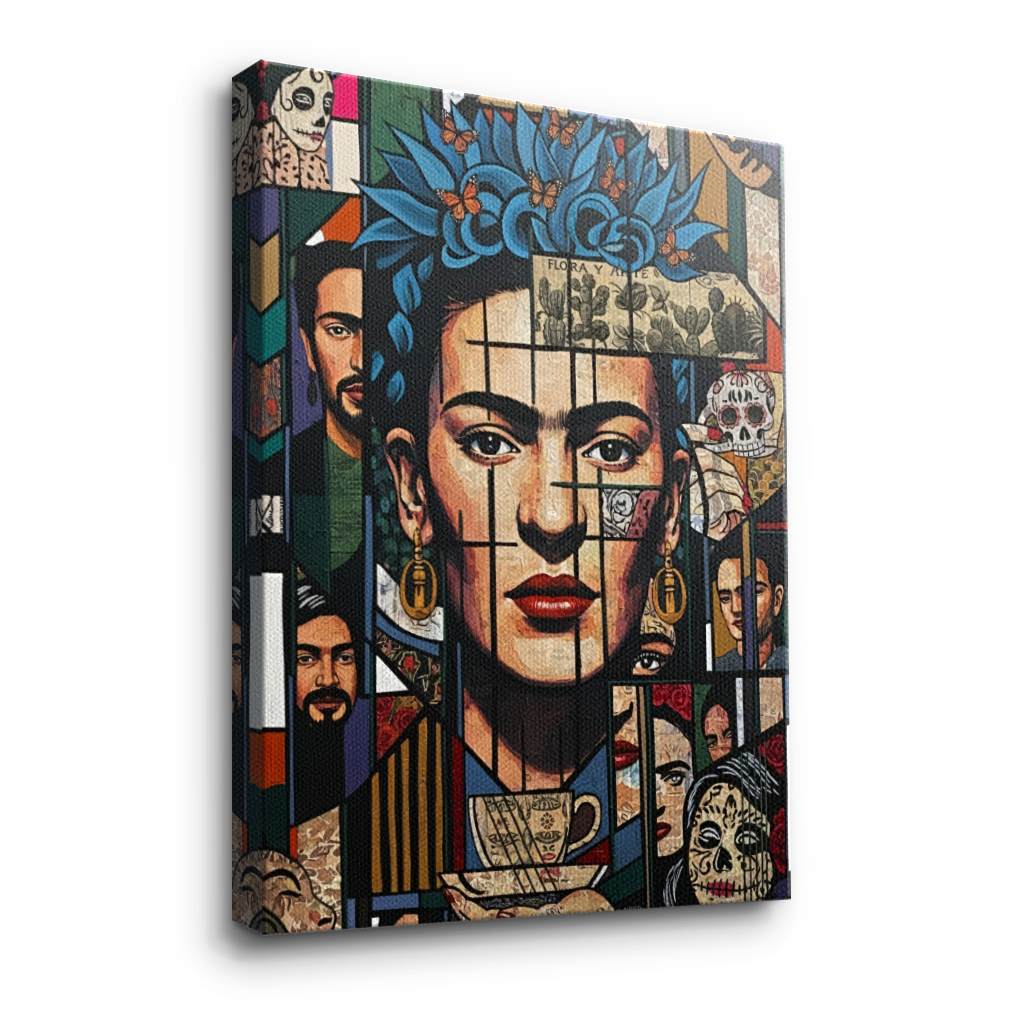 Frida Kahlo - Flora &amp; Art - Canvas
