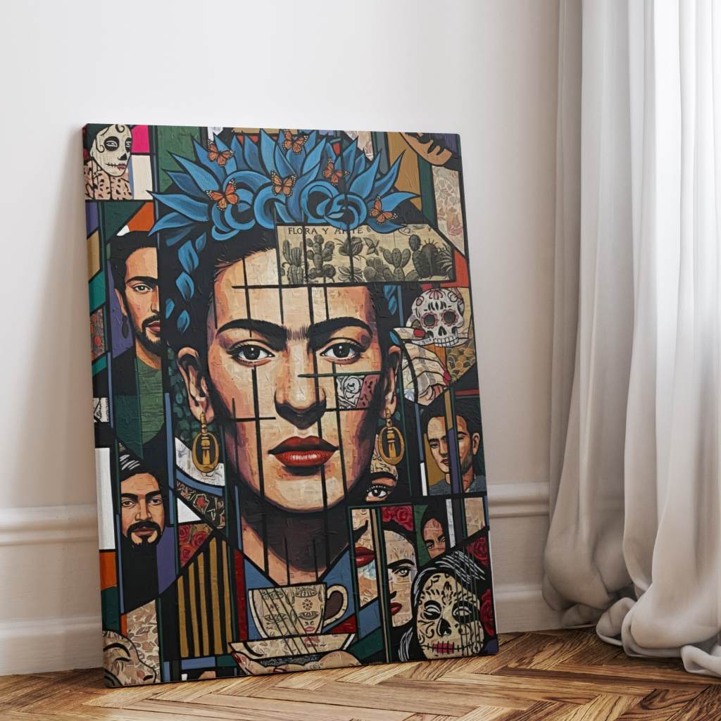 Frida Kahlo - Flora &amp; Art - Canvas