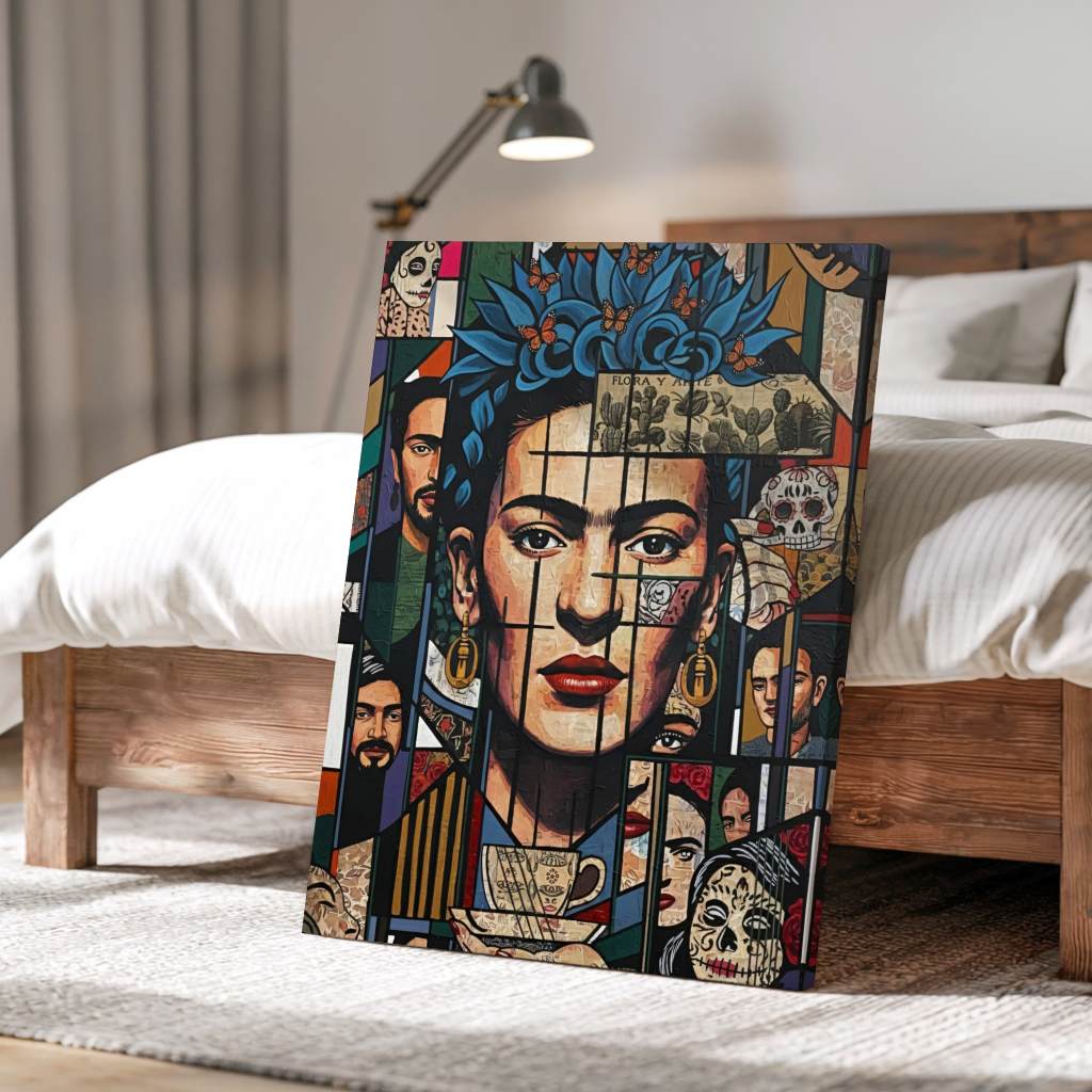 Frida Kahlo - Flora &amp; Art - Canvas