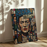 Frida Kahlo - Flora &amp; Art - Canvas