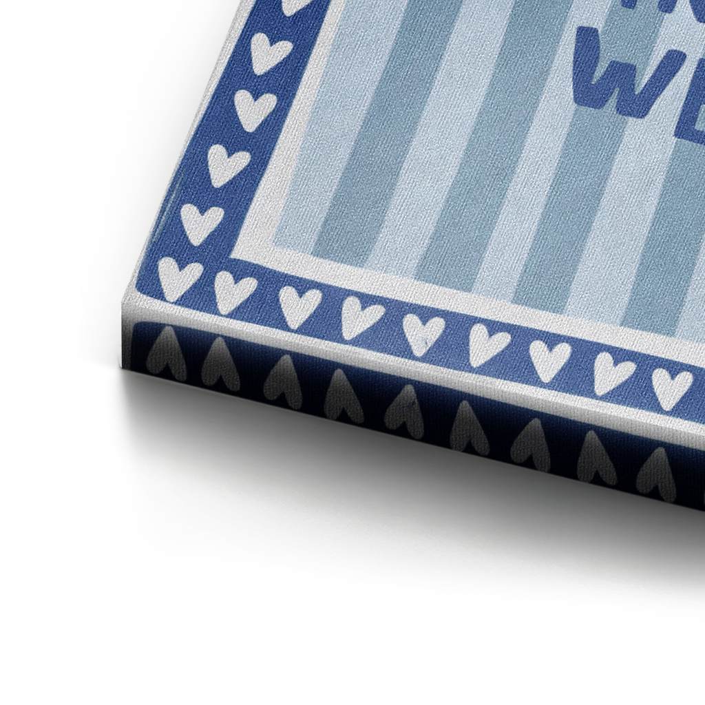 How lucky are we - Stripes - Canvas