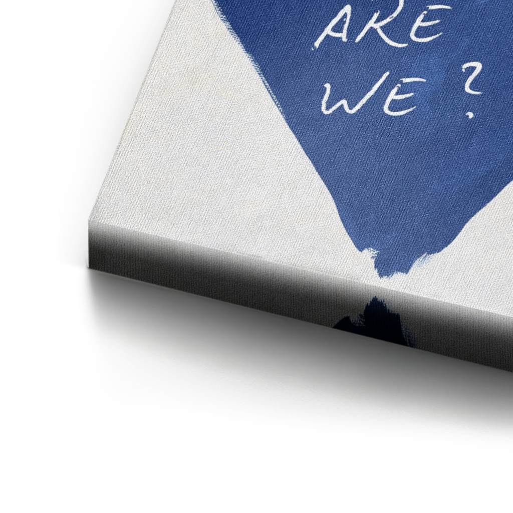 How lucky are we - heart - canvas