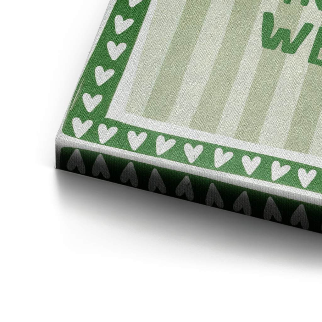 How lucky are we - Stripes - Canvas