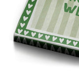 How lucky are we - Stripes - Canvas