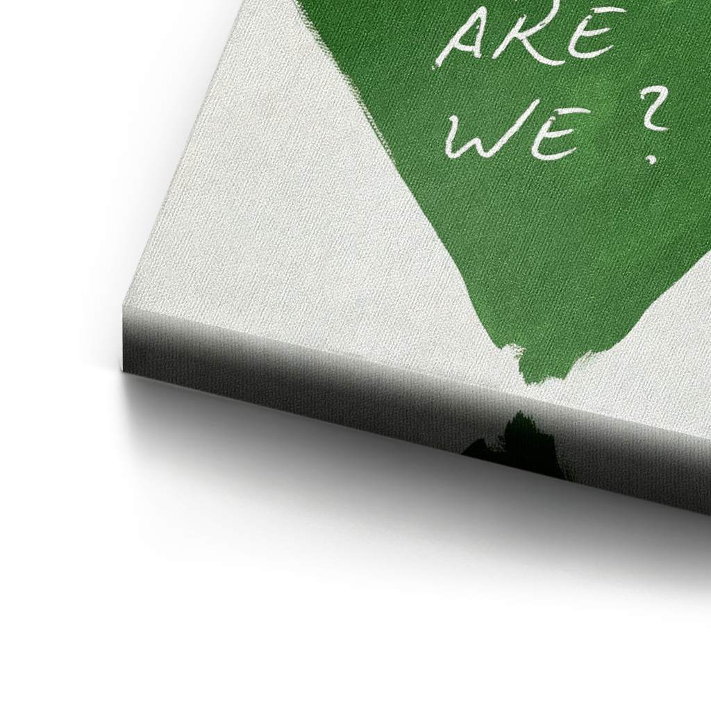 How lucky are we - heart - canvas