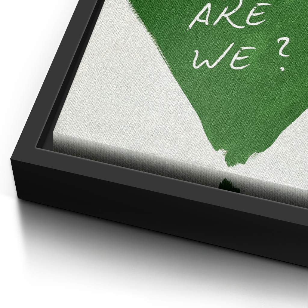 How lucky are we - heart - canvas