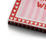 How lucky are we - Stripes - Canvas